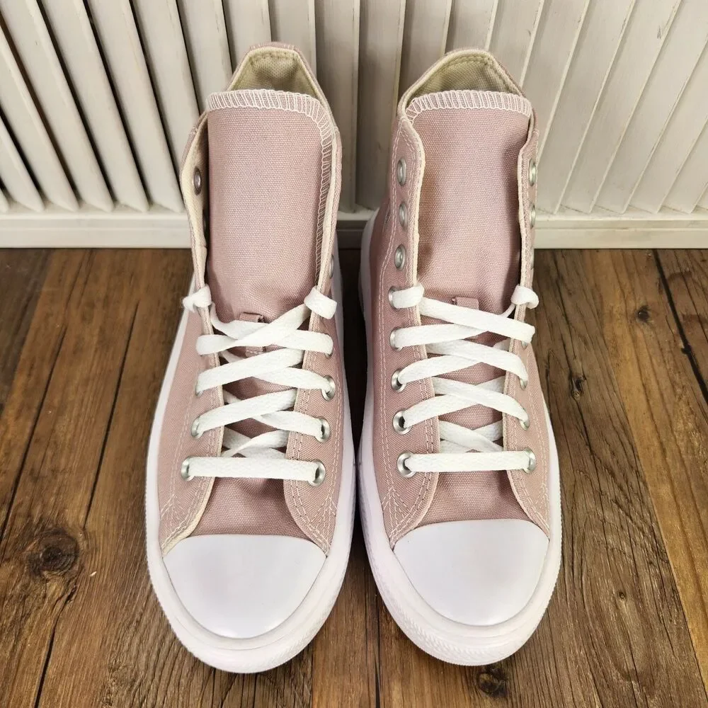 Converse CTAS Move Hi Womens 7 Stone Mauve Purple Canvas Platform Sneakers Shoes - Picture 9 of 11